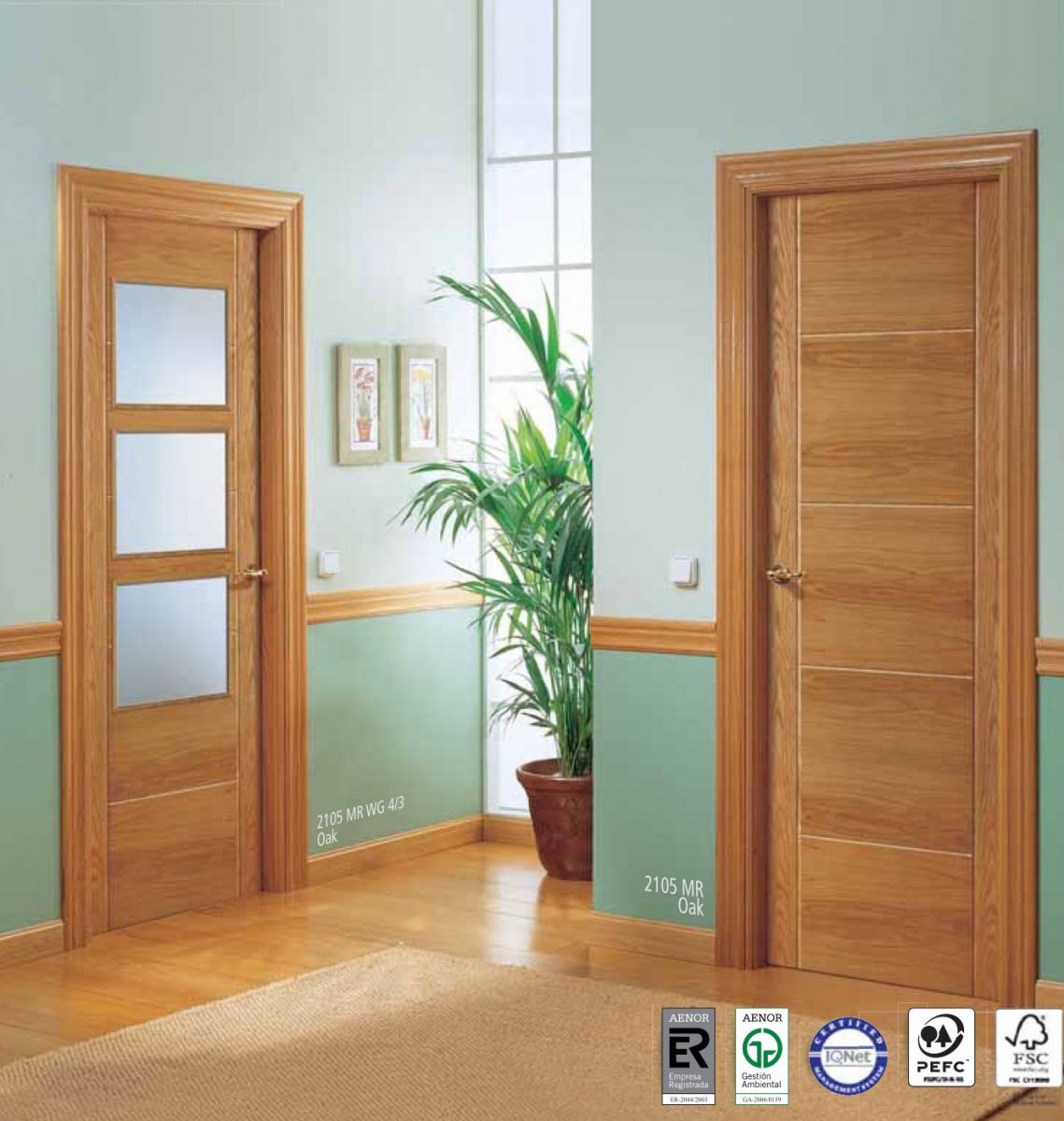 Puertas Lisas | Maderas Casais | Materiales de Carpintería en A Coruña